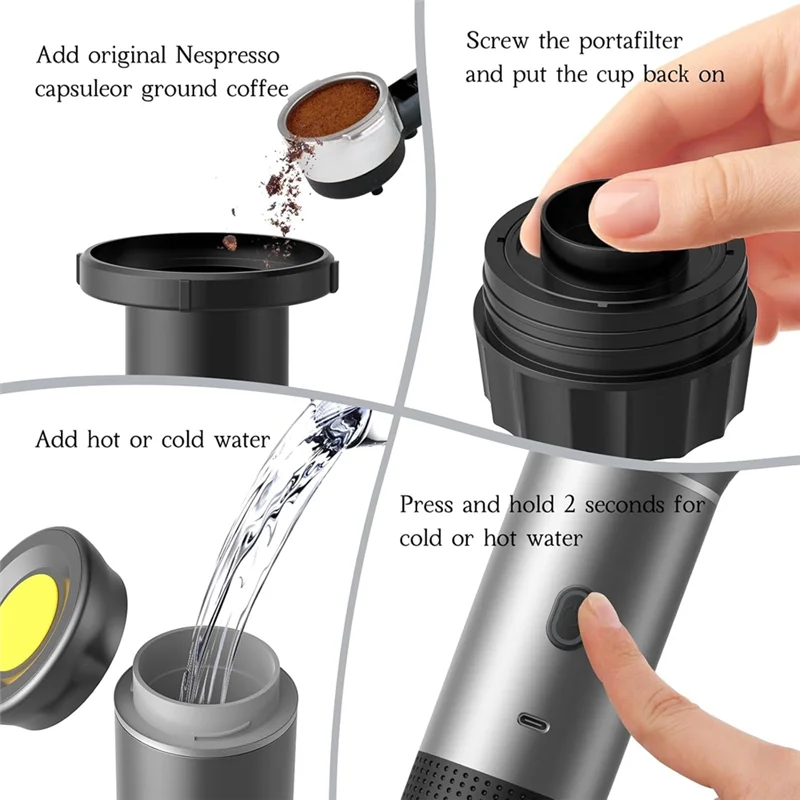 Espresso Coffee Machine Compatible With Capsules & Powder Compatible With Capsules & PowderJe suis
